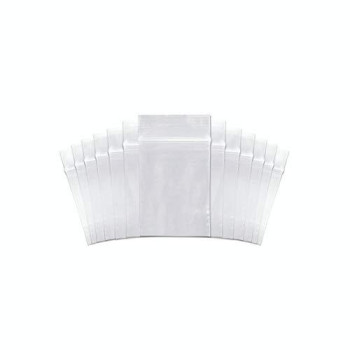 Snl Quality Zipper Lock Reclosable Clear Disposable Plastic Bags Strong 3 X 5 2 Mil 100 Bags