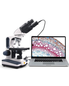 Swift Binocular Compound Microscope Sw350B 40X2500X Magnification Siedentopf Head Researchgrade Twolayer Mechanical Stage 1