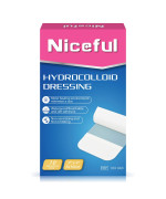 Niceful 10 Pack Hydrocolloid Bandages Large 2X4 Hydrocolloid Dressing Extra Thin For Light Exudate Hsa Fsa Eligible Large