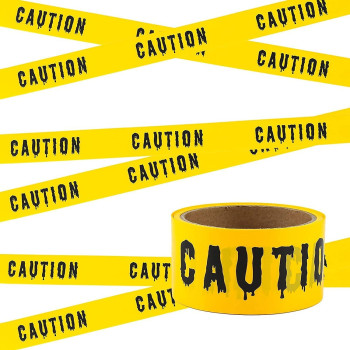 Halloween Decorations Caution Tape 19 Inch X 82 Feet Halloween Caution Tape Halloween Tape Halloween Fright Tape Scary Hazard W