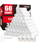 60 Pack Gauze Rolls 3 In X 41 Yards Individually Wrapped Breathable Rolled Gauze Premium First Aid Supplies Medical Suppli