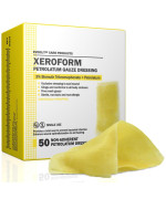 Everlit Xeroform Petrolatum Dressing Sterile Nonadherent Occlusive Fine Mesh Gauze Pad Nontoxic Gentle Patch For Burns