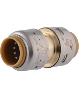 Sharkbite Max 12 Inch Coupling Push To Connect Brass Plumbing Fitting Pex Pipe Copper Cpvc Pert Hdpe Ur008A