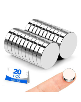 Small Magnets 20 Pack Refrigerator Magnets 15X3Mm Rare Earth Magnets Neodymium Magnets For Crafts Whiteboard Kitchen Cabinet