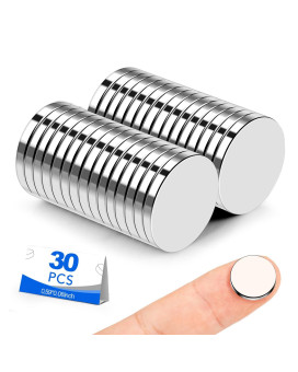 Small Magnets 30 Pack Refrigerator Magnets 15X2Mm Rare Earth Magnets Neodymium Magnets For Crafts Whiteboard Kitchen Cabinet