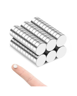 Small Magnets 60 Pack Refrigerator Magnets 8X3Mm Rare Earth Magnets Neodymium Magnets For Crafts Whiteboard Kitchen Cabinet