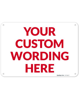 Sigo Signs Custom Sign Personalized Metal Signs Customize For Office Business Workplace Office Home Delivery Signs 10X7 I