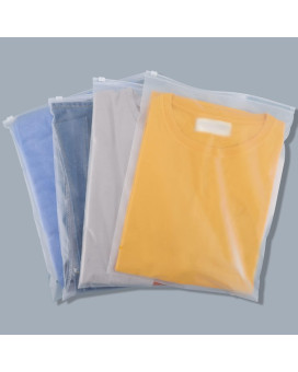 Svaldo Poly Tshirt Packaging Bags 200Pcs 12X14 Inch Frosted Zipper Plastic Bag For Clothes Pants Shirt Sweaters Resealable