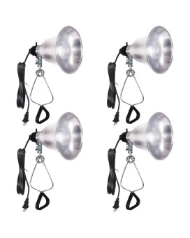 Simple Deluxe Clamp Light With 55 Inch Adjustable Aluminum Reflector Suit For E26 Socket Max 60 Watt Lamp No Bulb Included