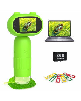 Hayve Handheld Digital Microscope For Kids 1000X 16Mp Portable Pocket Microscope With 2Inch Ips Screen 1080P Coin Magnifier For