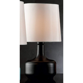 1725 Tall Cheru Modern Midcentury Touch On Table Lamp Powder Black