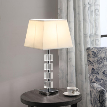 25 In Wendi Glam Crystal Cube Ice Table Lamp