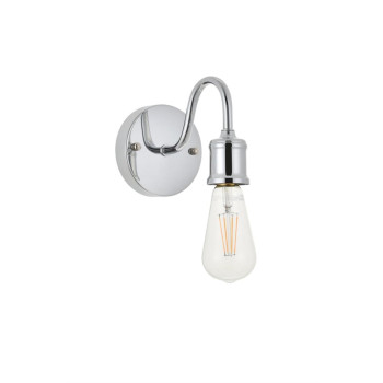 Serif 1 Light Chrome Wall Sconce