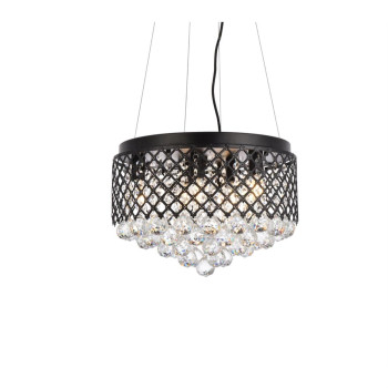 Tully 6 Lights Pendant In Black