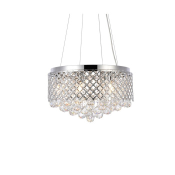 Tully 6 Lights Pendant In Chrome