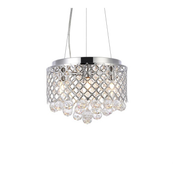 Tully 4 Lights Pendant In Chrome