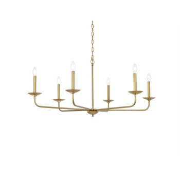 Cohen 42 Inch Pendant In Brass