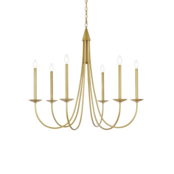 Cohen 36 Inch Pendant In Brass