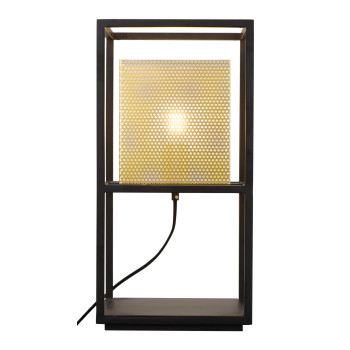 Yves Table Lamp Gold And Black