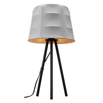 Mozzi Table Lamp Gray And Black