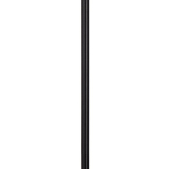 61 Inch Modern Floor Lamp Hanging Mesh Shade Metal Base Black