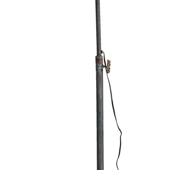 67 Inch Iron Floor Lamp Adjustable Length Arm Industrial Antique Black