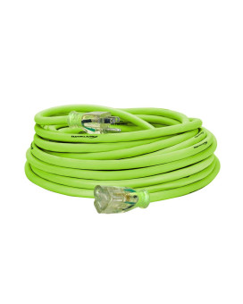 Flexzilla Pro Extension Cord 12/3 AWG SJTW 50ft Outdoor Lighted Plug